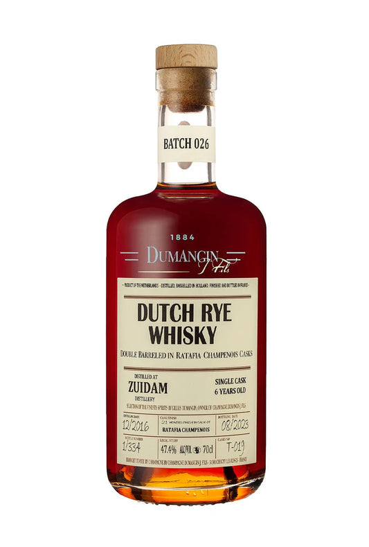 Dumangin Batch 026 Zuidam (Netherlands) Rye Whisky
